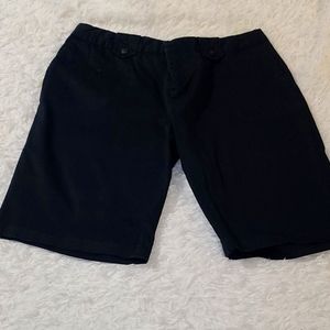 Black Bermuda shorts